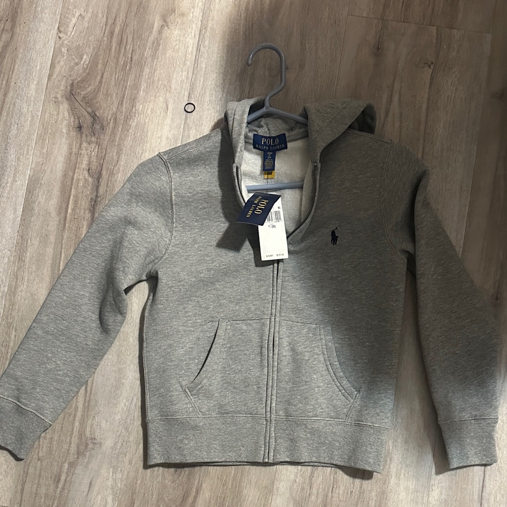 Polo by Ralph Lauren Kids Gray Zip-Up Hoodie